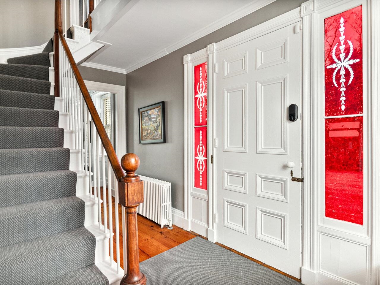 Foyer with Curved Staircase