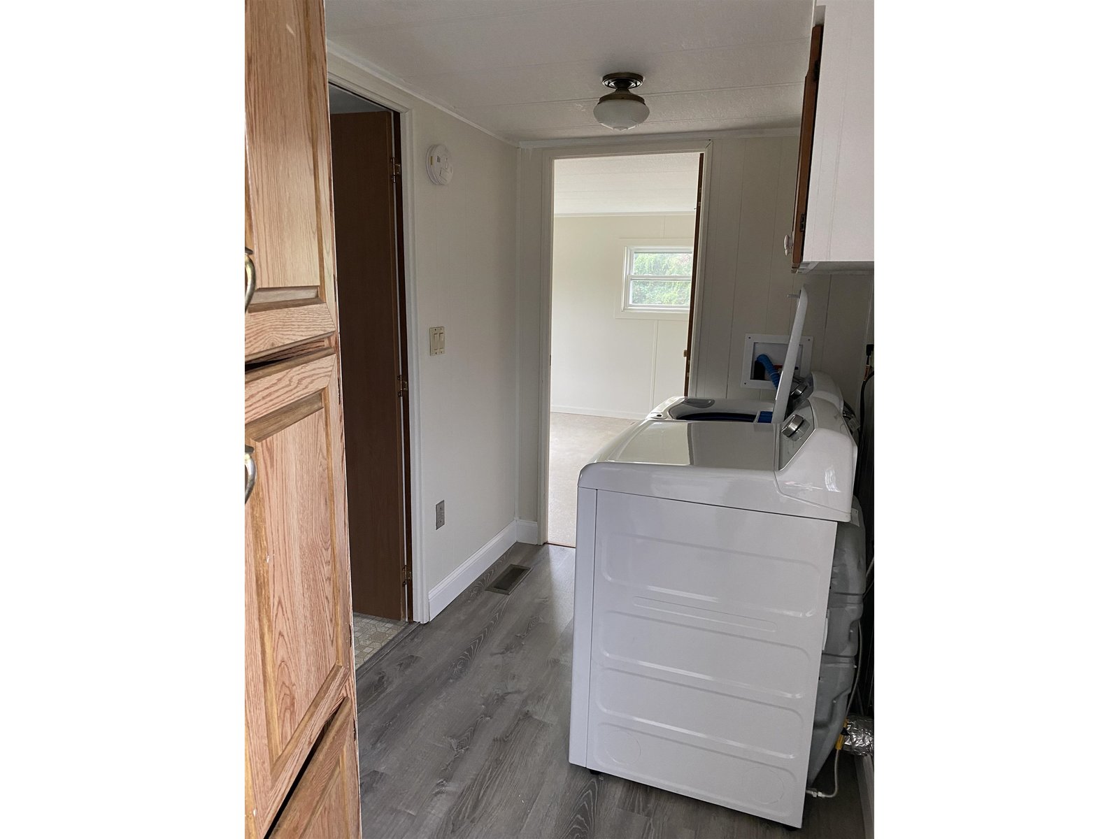 Washer & Dryer & Cabinets