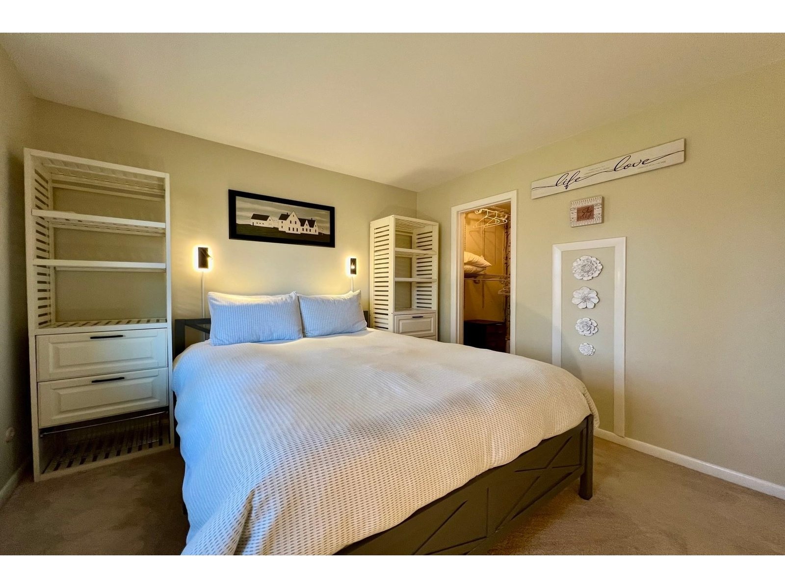 Primary bedroom with large closet