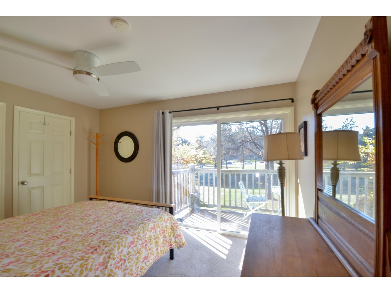 2nd bedroom with balcony