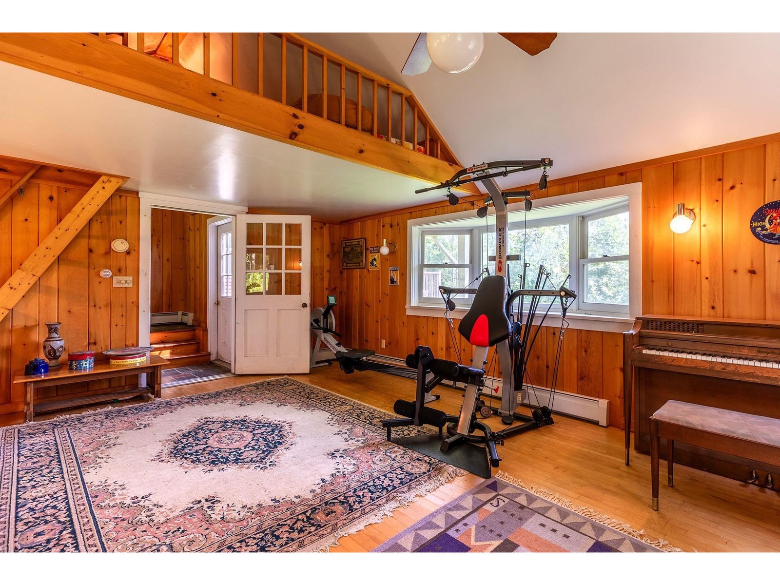 Entrance area to mudroom and main house from recreation area