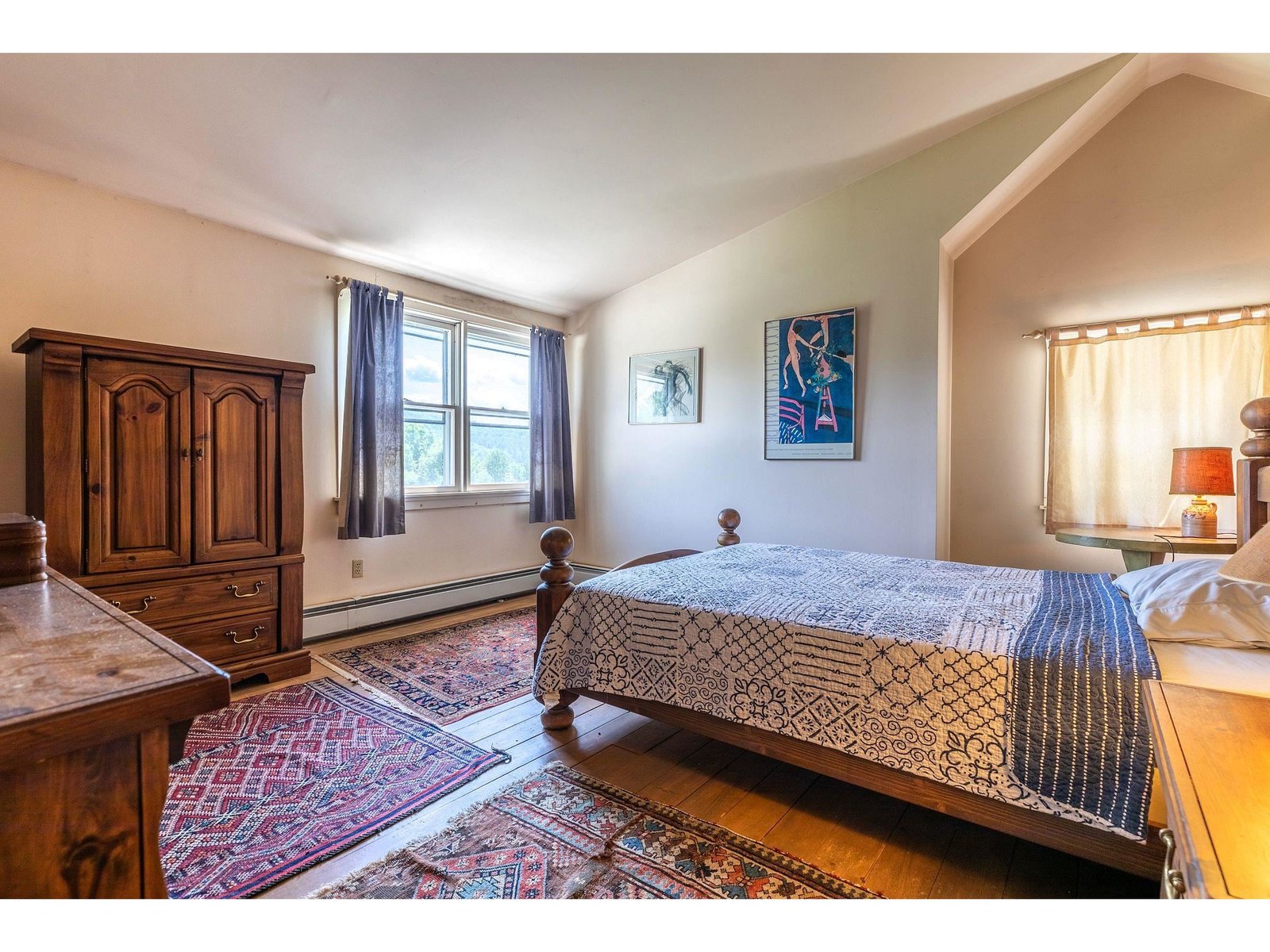 This spacious second floor  bedroom was previuosly the primary bedroom