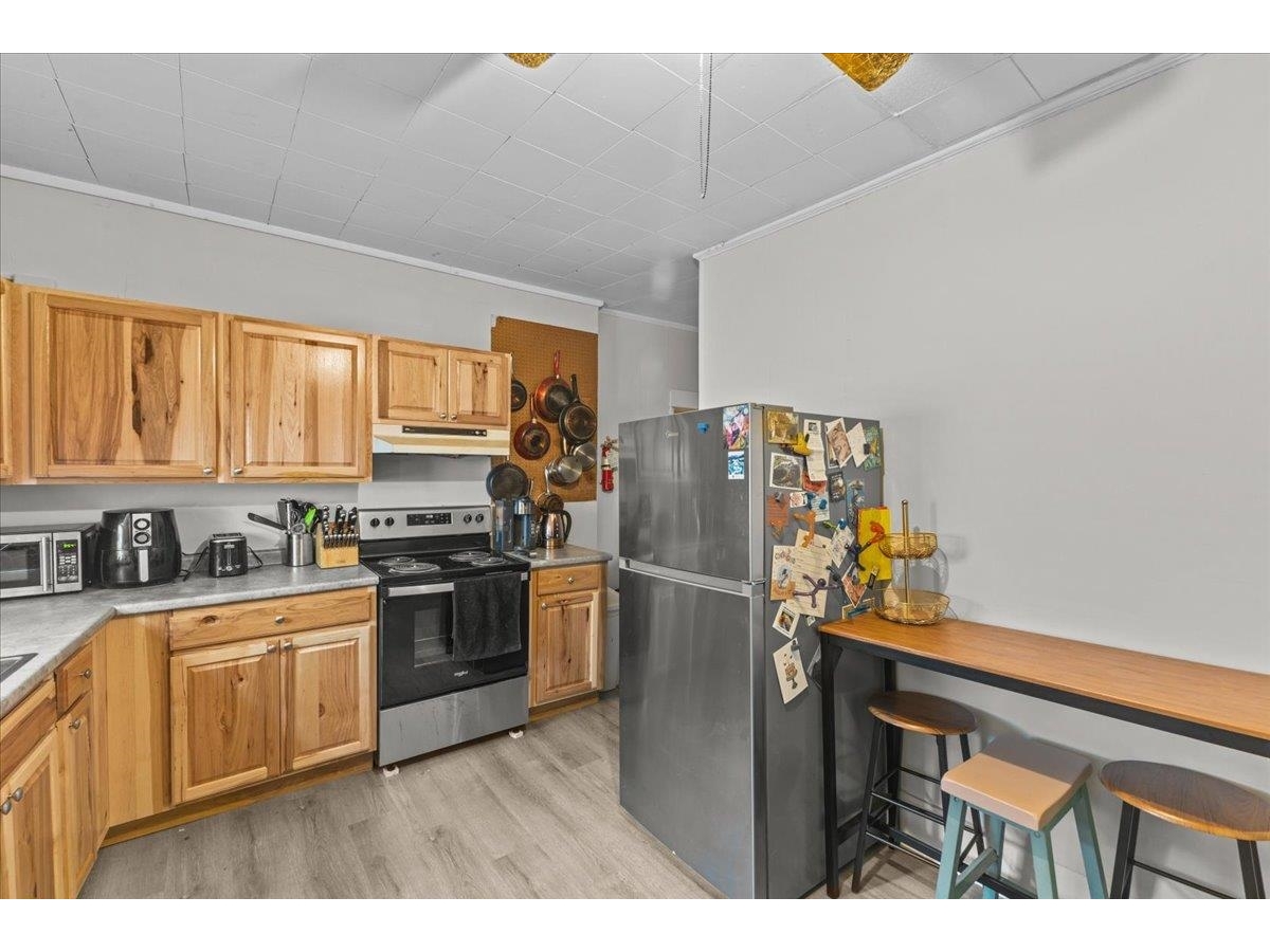 First floor kitchen with new appliances