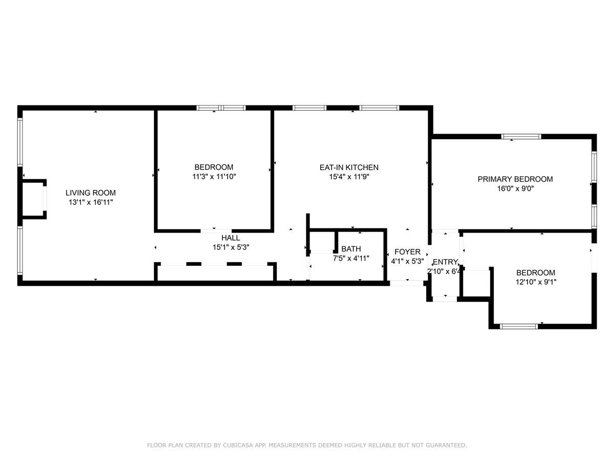 2nd Floor 3BR unit floorplan