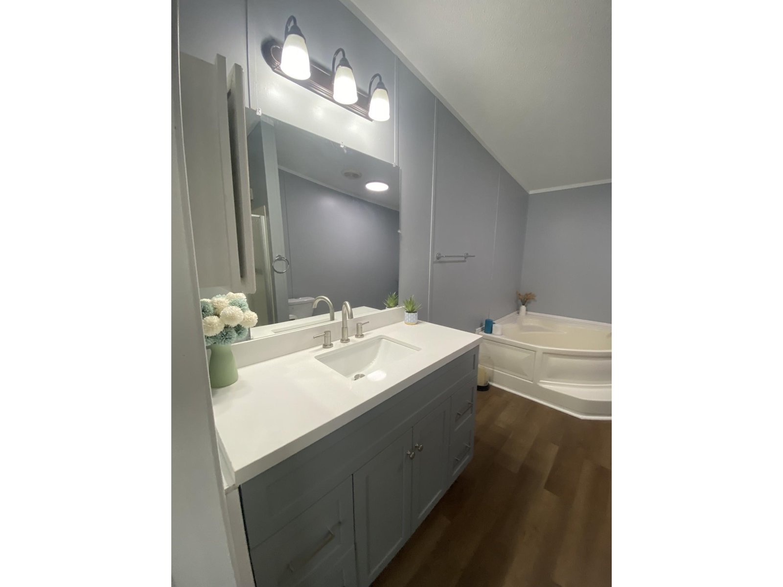 Master Bath with Shower and Soaking Tub