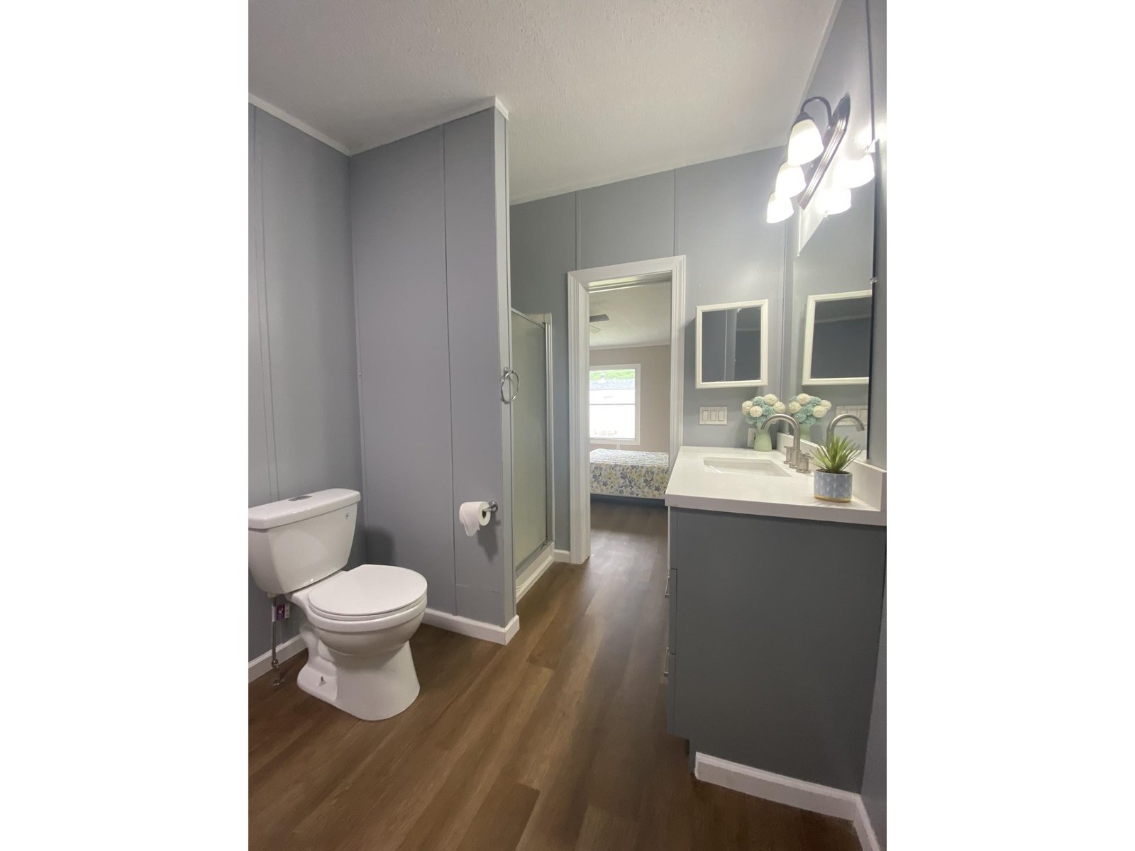 Master Bath with Shower and Soaking Tub