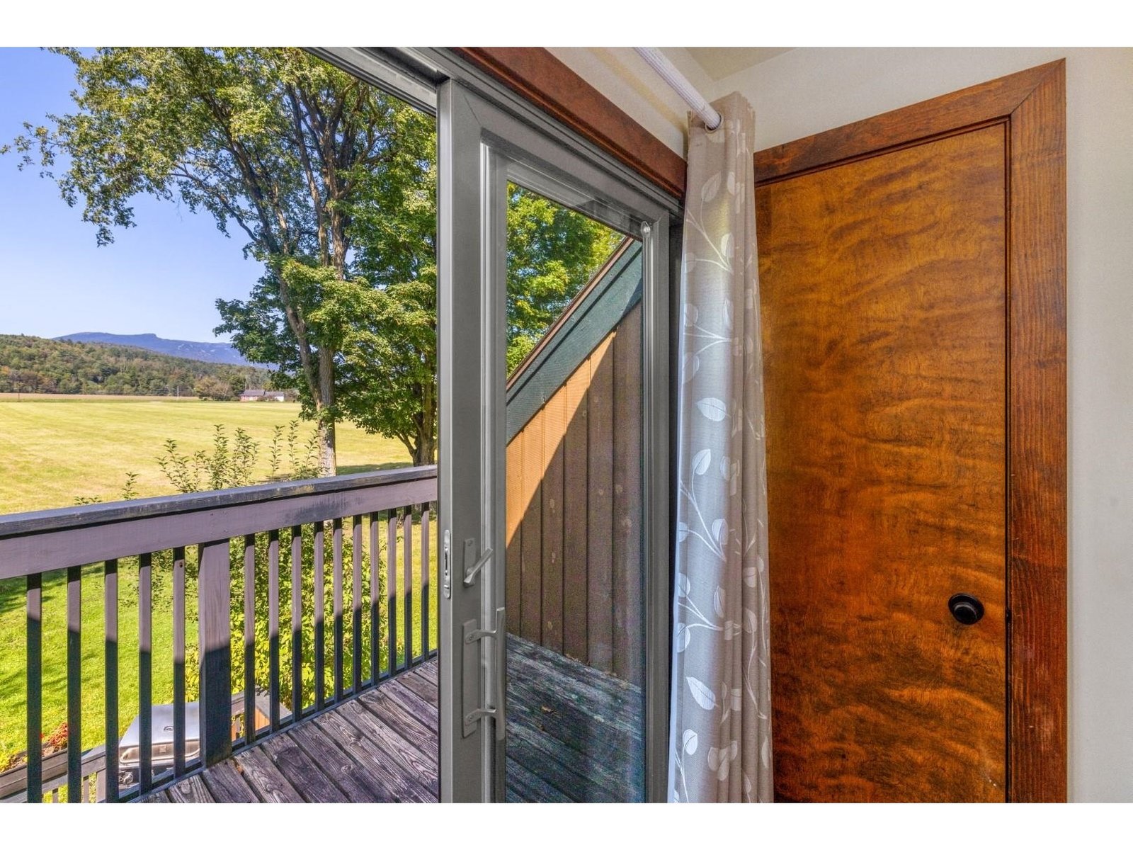 Bedroom with its own private deck