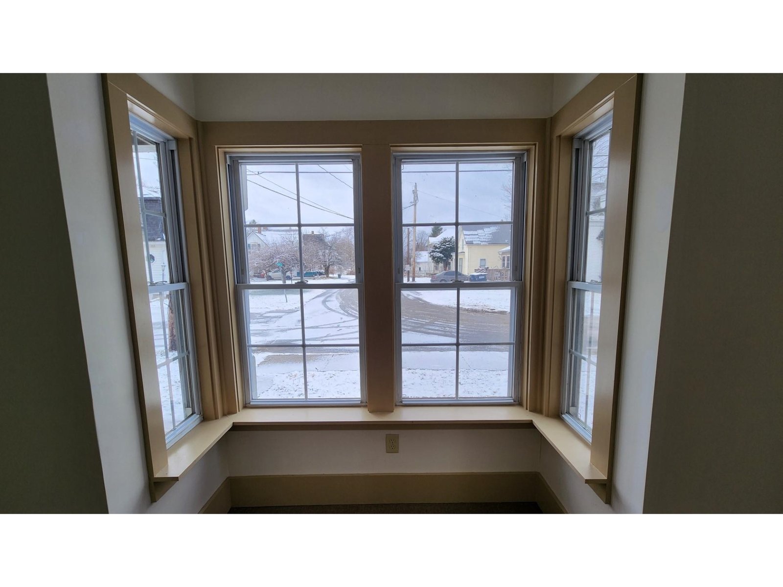 Bay window in living area